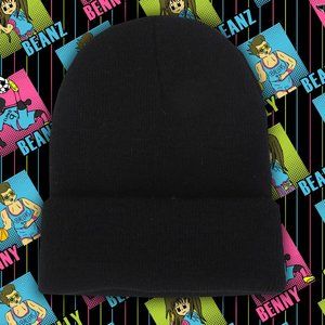 NWOT Black Essential Classic Beanie